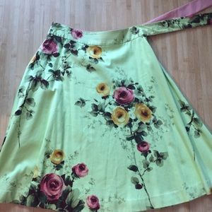 Anthropologie Odille flare skirt